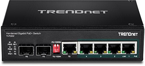 TRENDnet 6-Port Hardened Industrial Gigabit
