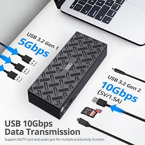 SIIG Universal USB-C Laptop Docking Stations P11 Q11 - PEGASUSS 