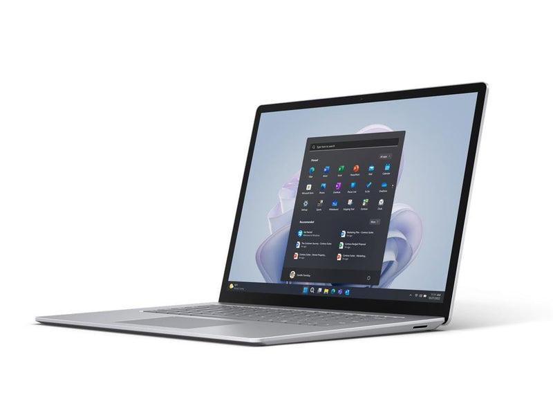 Microsoft Surface Laptop 5 Notebook - 15" Core i7-1255U - 8GB RAM 256GB SSD - (2496 x 1664) 3.5 GHz 10-Core, Windows 11, Intel Iris Xe, Backlight Keyboard - Platinum - RE1-00001 - PEGASUSS 