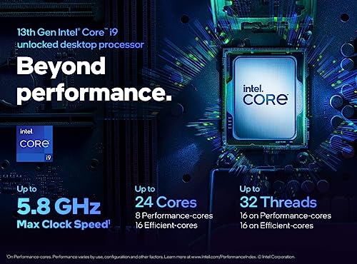 Intel Core i9-13900K (Latest Gen) Gaming Desktop Processor 24 cores (8 P-cores + 16 E-cores) with Integrated Graphics - Unlocked - PEGASUSS 