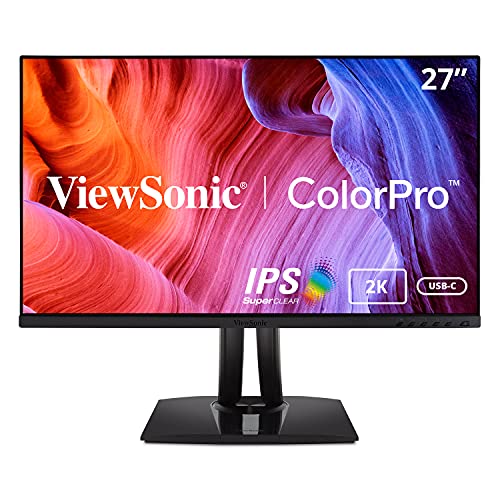 ViewSonic VP2456 24 Inch 1080p Premium IPS Monitor with Ultra-Thin Bezels, Color Accuracy, Pantone Validated, HDMI, DisplayPort and USB C for Professional Home and Office - PEGASUSS 