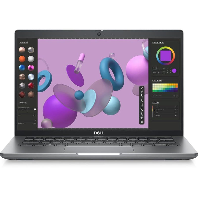 Dell Precision 3000 3480 14" Mobile Workstation - Full HD - 1920 x 1080 - Intel Core i5 13th Gen i5-1335U Deca-core (10 Core) 1.30 GHz - 16 GB Total RAM - 256 GB SSD - Titan Gray