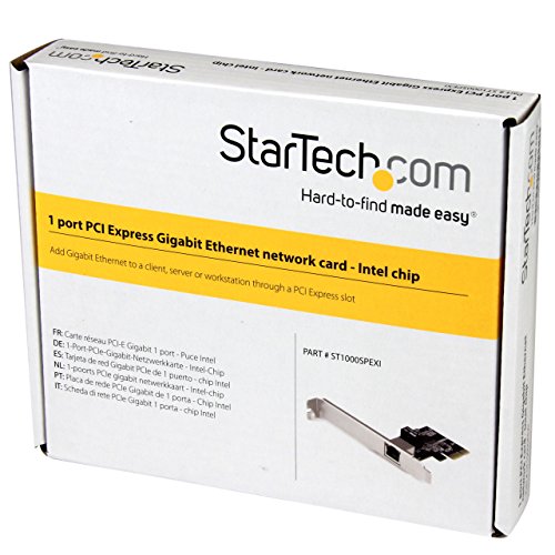StarTech.com 2 Port PCIe Network Card - RJ45 Port - Intel i350 Chipset - Ethernet Server/Desktop Network Card - Dual Gigabit NIC Card (ST2000SPEXI)