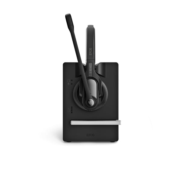 EPOS Impact D 30 USB ML - Wireless DECT Dual Ear Headset for a Direct Connection to a PC/Softphone, Black - PEGASUSS 
