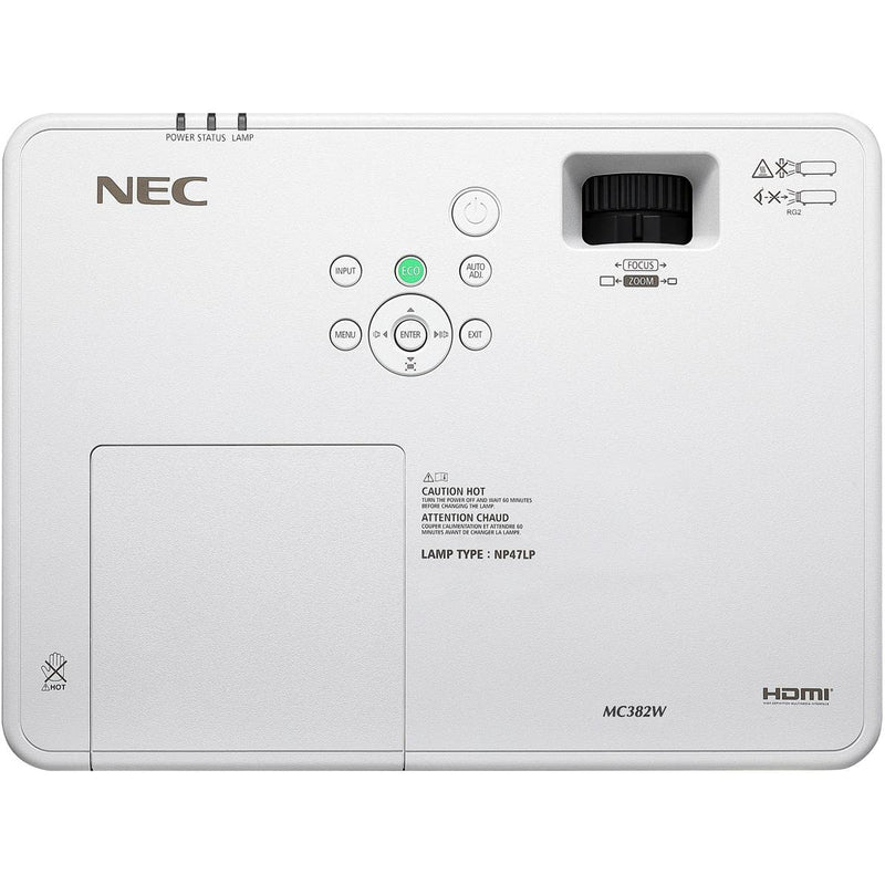 NEC Display NP-MC423W LCD Projector - 16:10 - White - PEGASUSS 
