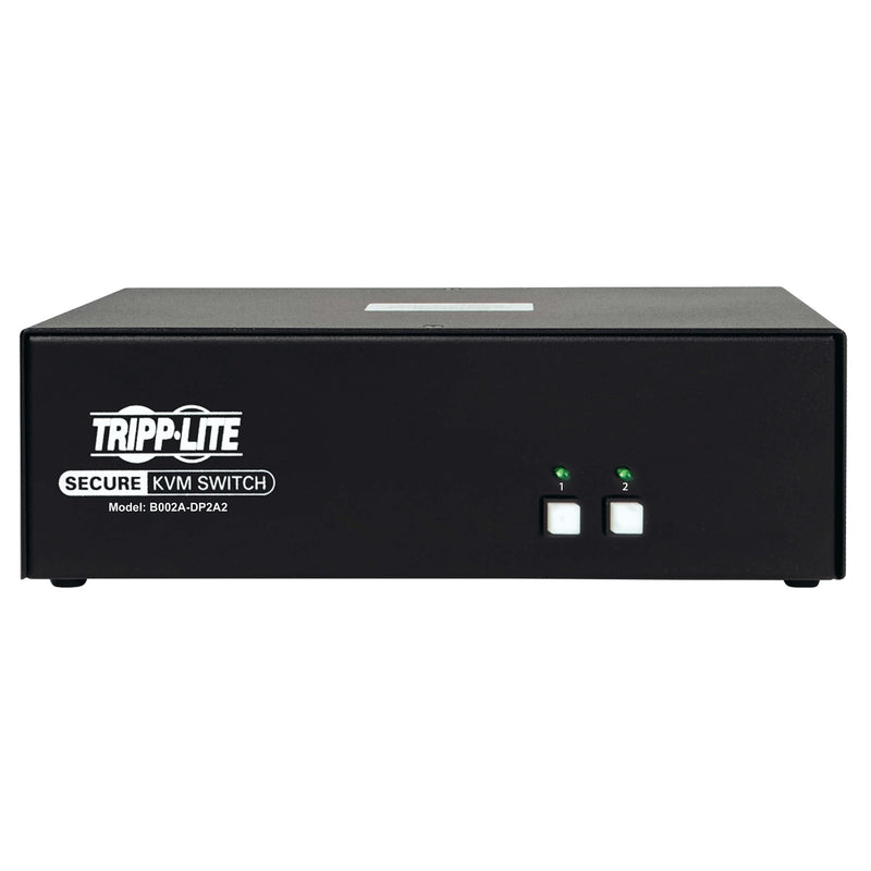 Tripp Lite Secure KVM Switch 2-Port Dual-Monitor DisplayPort 4K NIAP TAA (B002A-DP2A2) - PEGASUSS 