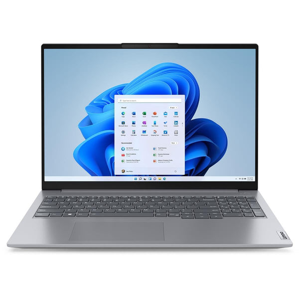 Lenovo ThinkBook 16 G6 IRL 16" WUXGA Notebook Computer, Intel Core i5-1335U 1.3GHz, 16GB RAM, 256GB SSD, Windows 11 Pro, Arctic Gray - PEGASUSS 