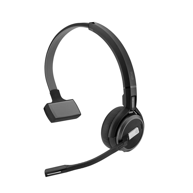 Sennheiser SDW 5036 (507020) - Single-Sided (Monaural) Wireless Dect Headset for Desk Phone Softphone/PC & Mobile Phone Connection Dual Microphone Ultra Noise Cancelling, Black - PEGASUSS 