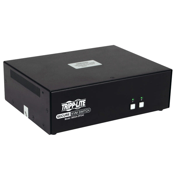 Tripp Lite Secure KVM Switch 2-Port Dual-Monitor DisplayPort 4K NIAP TAA (B002A-DP2A2) - PEGASUSS 