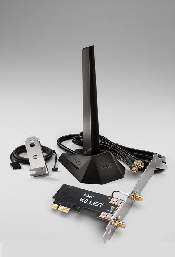 Intel Killer AX1675 IEEE 802.11ax Bluetooth 5.3 Tri Band Wi-Fi/Bluetooth Combo Adapter for Desktop Computer - PEGASUSS 