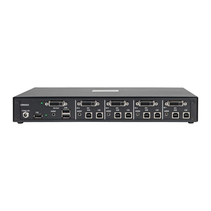 Tripp Lite Secure KVM Switch 4-Port DVI + Audio Niap Pp3.0 Certified W/CAC