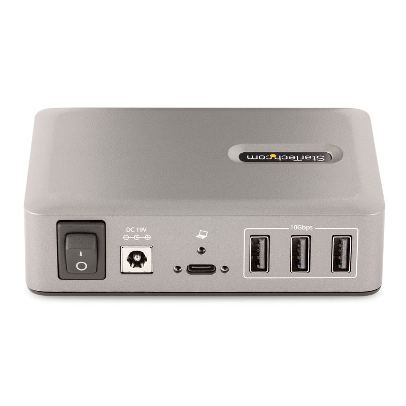 StarTech.com 10-Port USB-C Hub - 8x USB-A/2x USB-C - Self-Powered w/65W Power Supply - USB 3.1 10Gbps - Desktop/Laptop USB Hub w/USB-IF Certified 3ft Locking Cable, USB C Splitter (10G8A2CS-USB-C-HUB) - PEGASUSS 