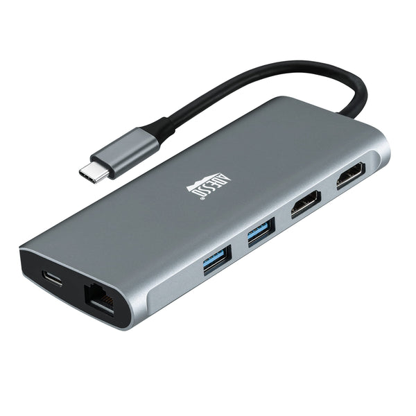 Adesso 9-in-1 USB-C Multi-Port Docking Station (TAA Compliant) - PEGASUSS 