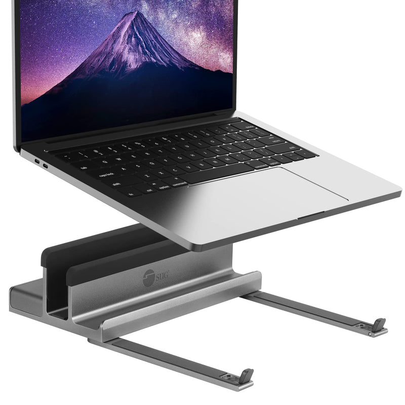 SIIG USB C Universal Laptop Docking Station Stand, iPad Adapter Hub, HDMI 4K 60Hz, PD 100W, MacBook Air/Pro/Max, Windows Laptops, Chromebook Compatible (CE-MTDK21-S1)