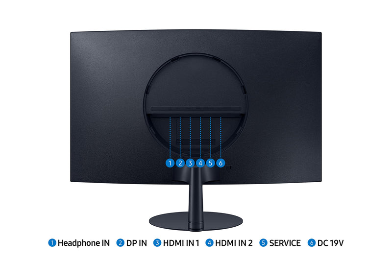SAMSUNG 32-Inch S39C Series FHD Curved Gaming Monitor, 75Hz, AMD FreeSync, Game Mode, Advanced Eye Comfort, Frameless Display, Built in Speakers, Slim Metal Stand, LS32C394EANXGO, 2023, Black - PEGASUSS 