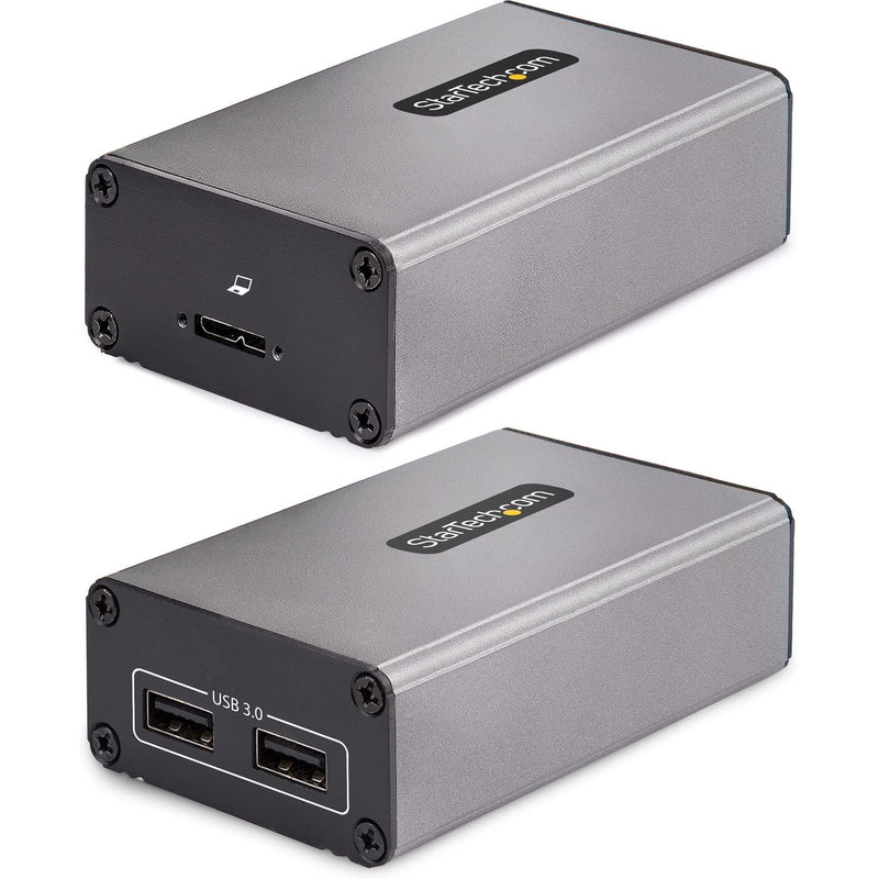 StarTech.com 2-Port USB 3.0 Extender Over OM3 Multimode Fiber - LC/LC - 2X 5Gbps USB-A Hub - 350m (1150ft) Range - Durable USB Fiber Optic Extender - Optical USB Extender (F35023-USB-EXTENDER) - PEGASUSS 