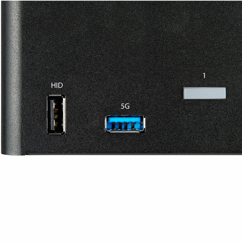 StarTech.com 2 Port Triple Monitor DisplayPort KVM Switch - 4K 60Hz UHD HDR - Desktop DP 1.2 KVM with 2 Port USB 3.0 Hub (5Gbps) & 4X USB 2.0 HID Ports, Audio - Hotkey Switching - TAA (SV231TDPU34K) - PEGASUSS 